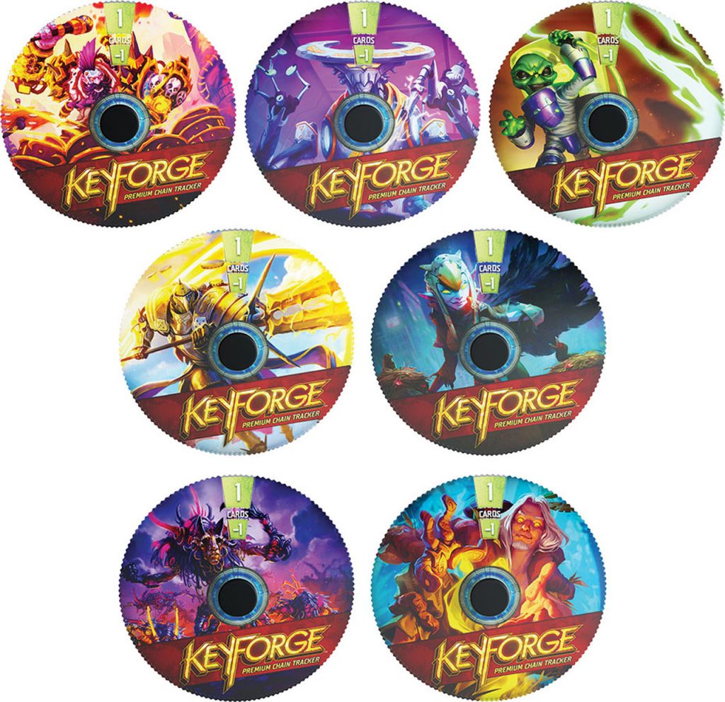 Keyforge Chaintracker - Dice Board Game Lounge