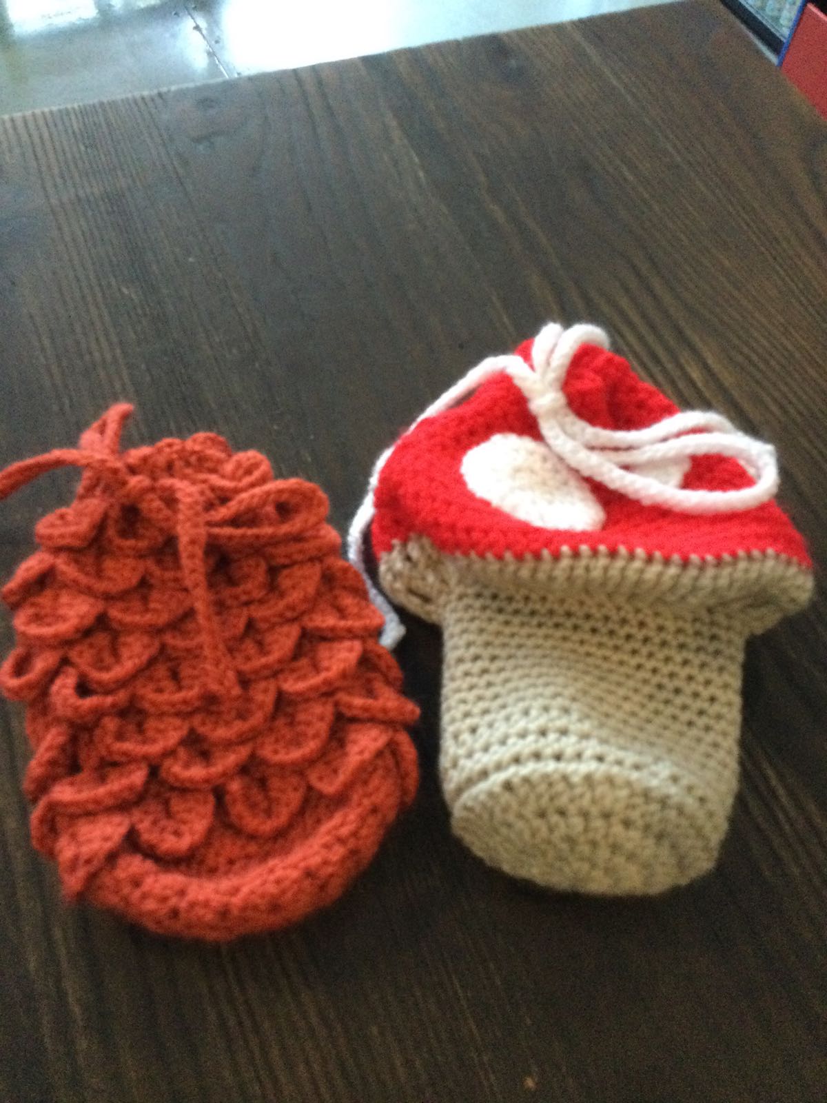 Crochet Dice bag - large